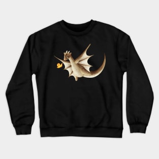 Kawaii Flying Squirrel Dragon - Without Background Crewneck Sweatshirt